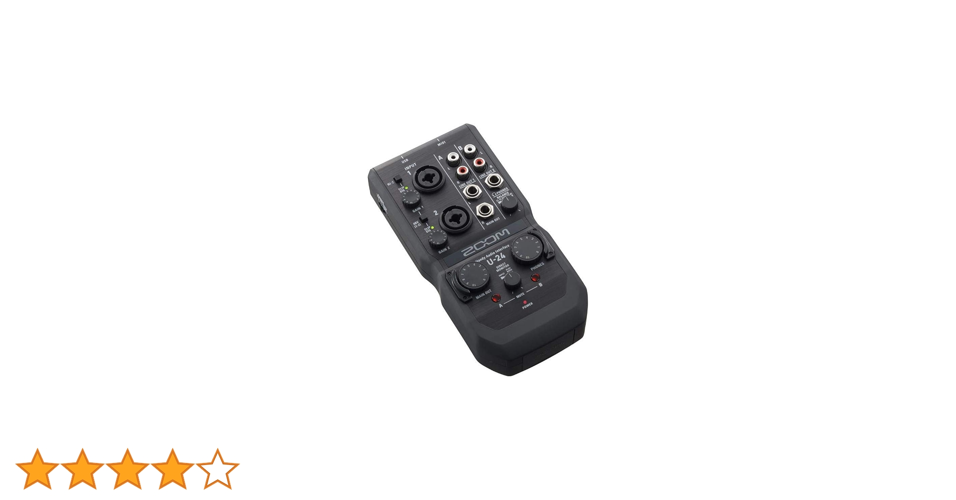 Amazon.co.jp: Zoom U-24チャンネルオーディオインターフェース